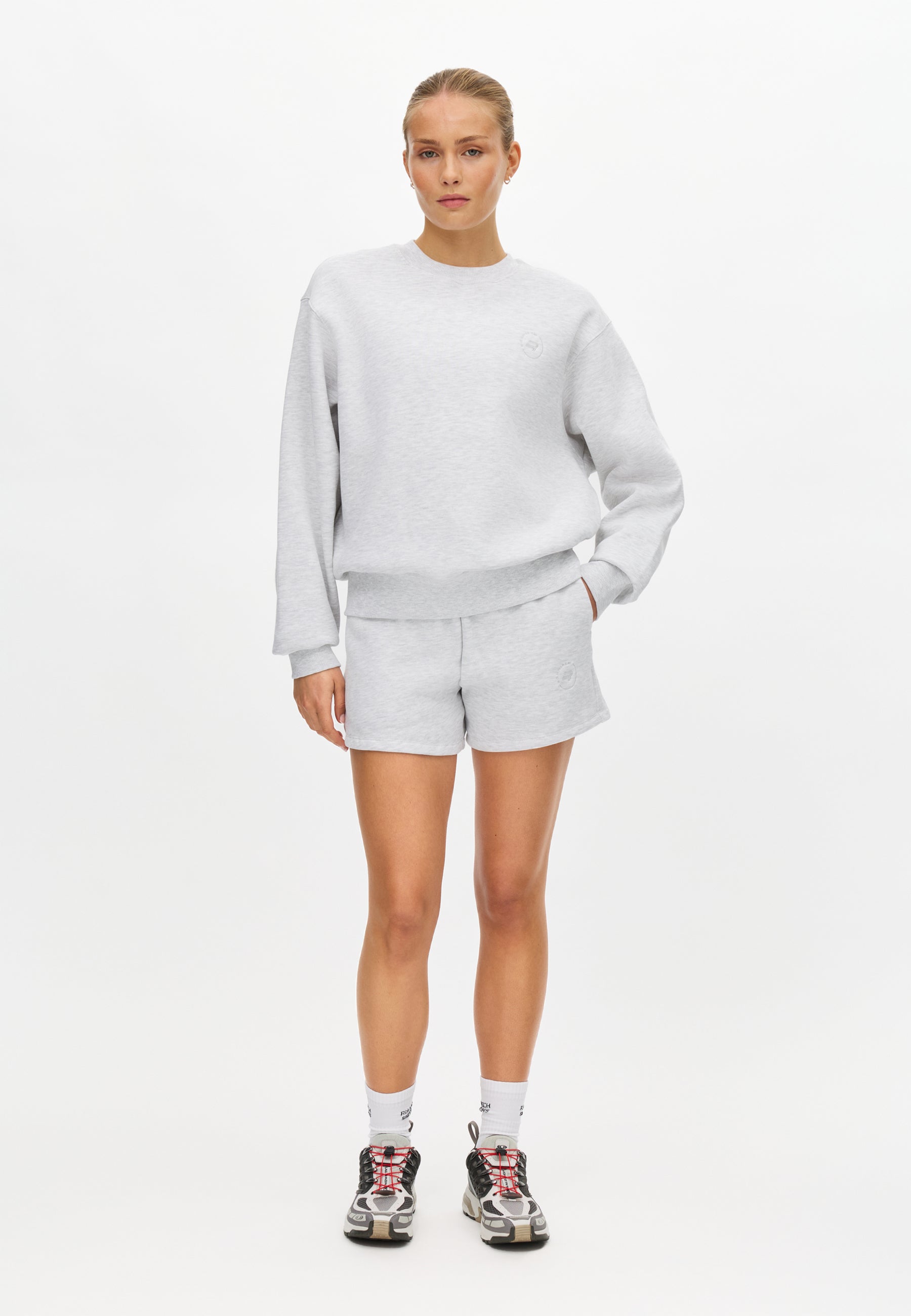 RÖHNISCH Base Sweatshorts Light Grey Melange