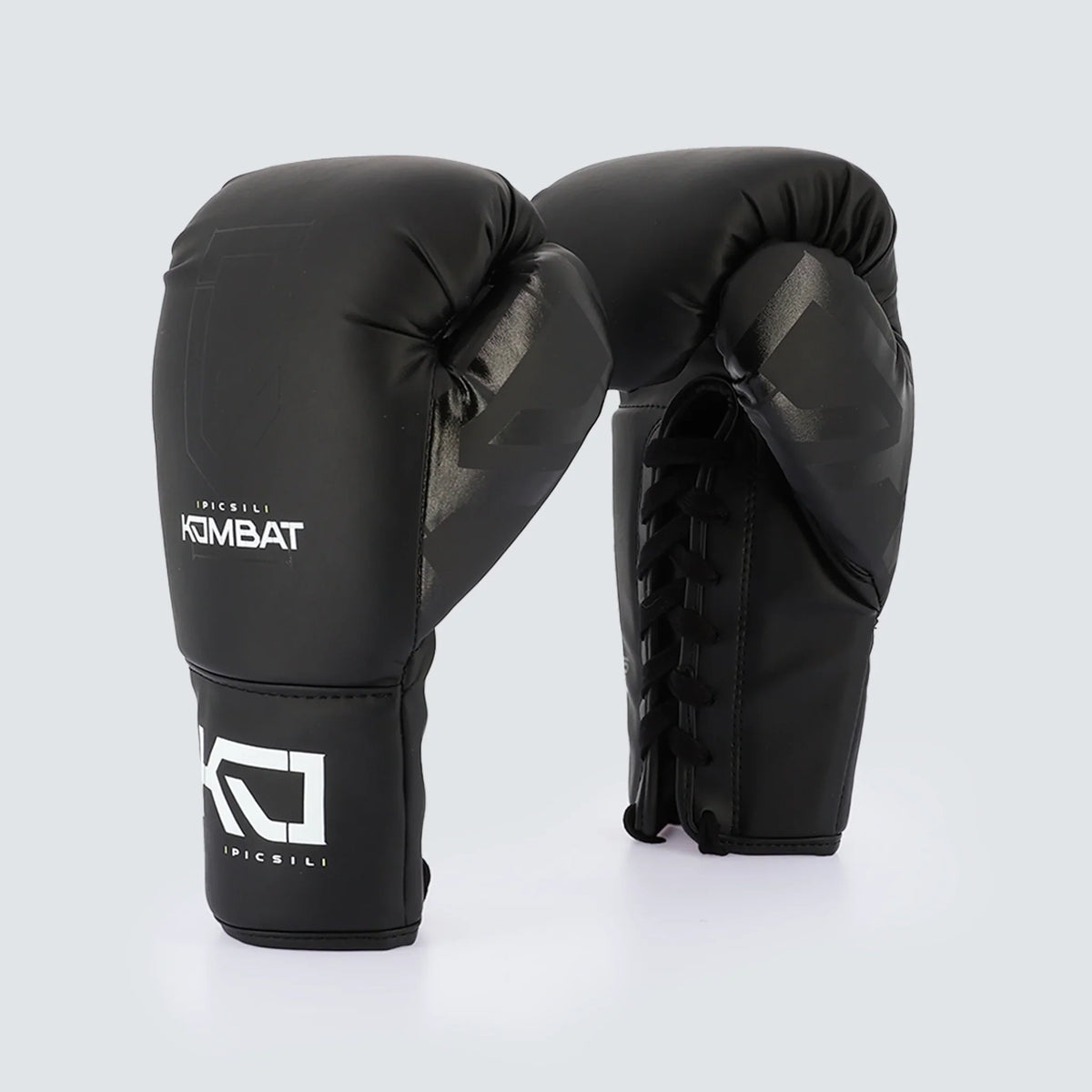 Picsil KOMBAT Kronos Pro Lace Up Boxhandskar Svart