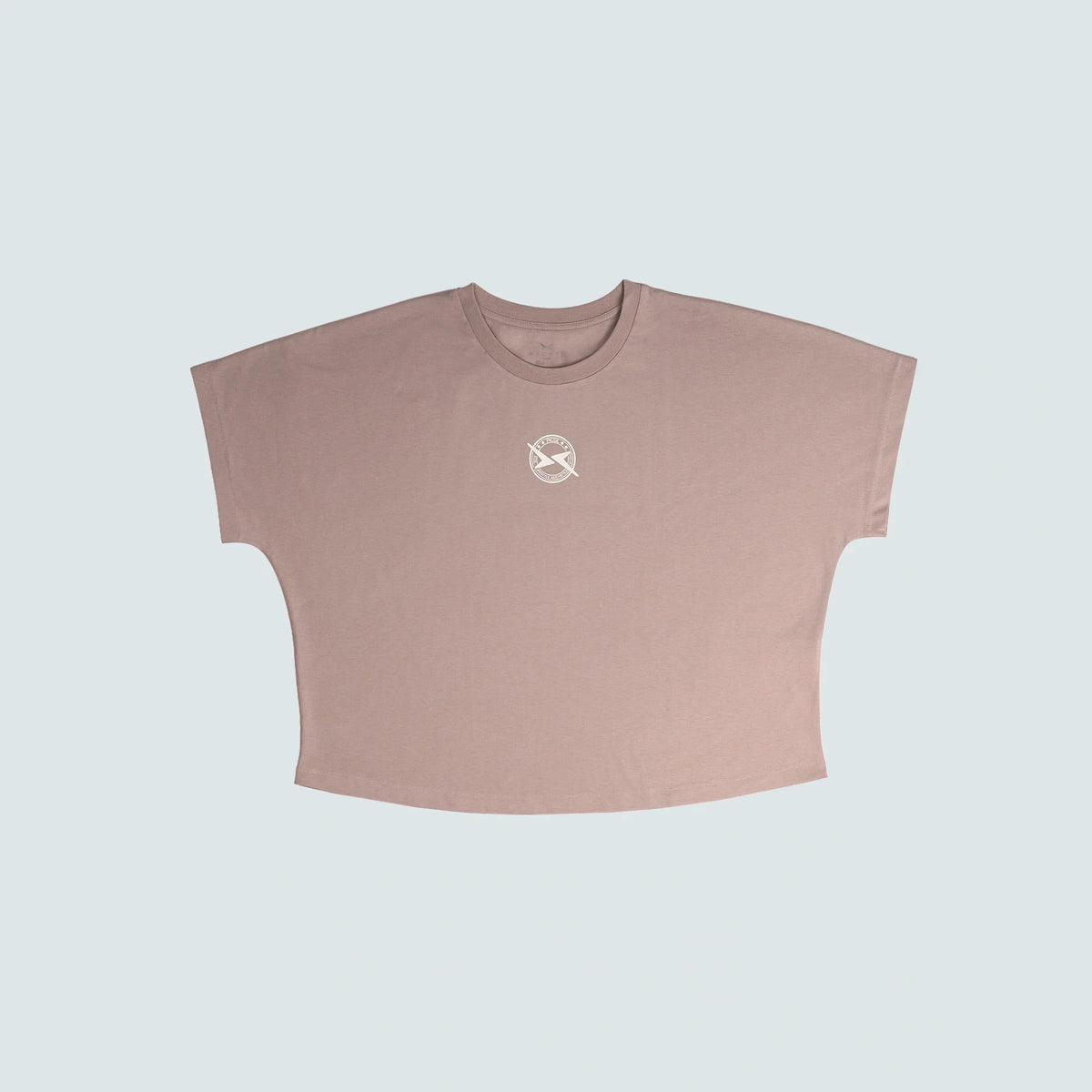 Picsil Women's Oversized Cropped T-shirt Lifestyle AW25 Taupe