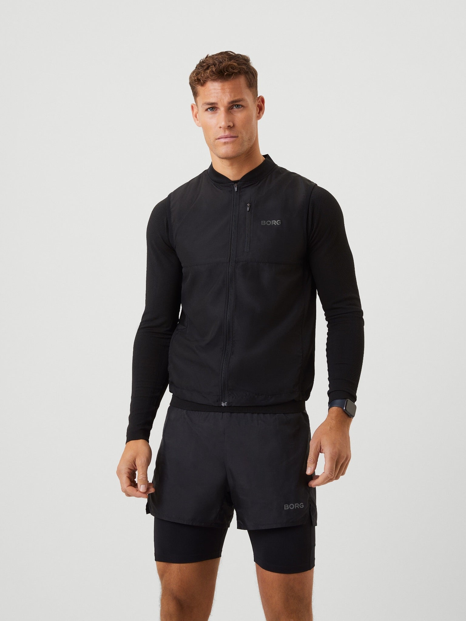 BJÖRN BORG Borg Running Vest Ripstop Black Beauty