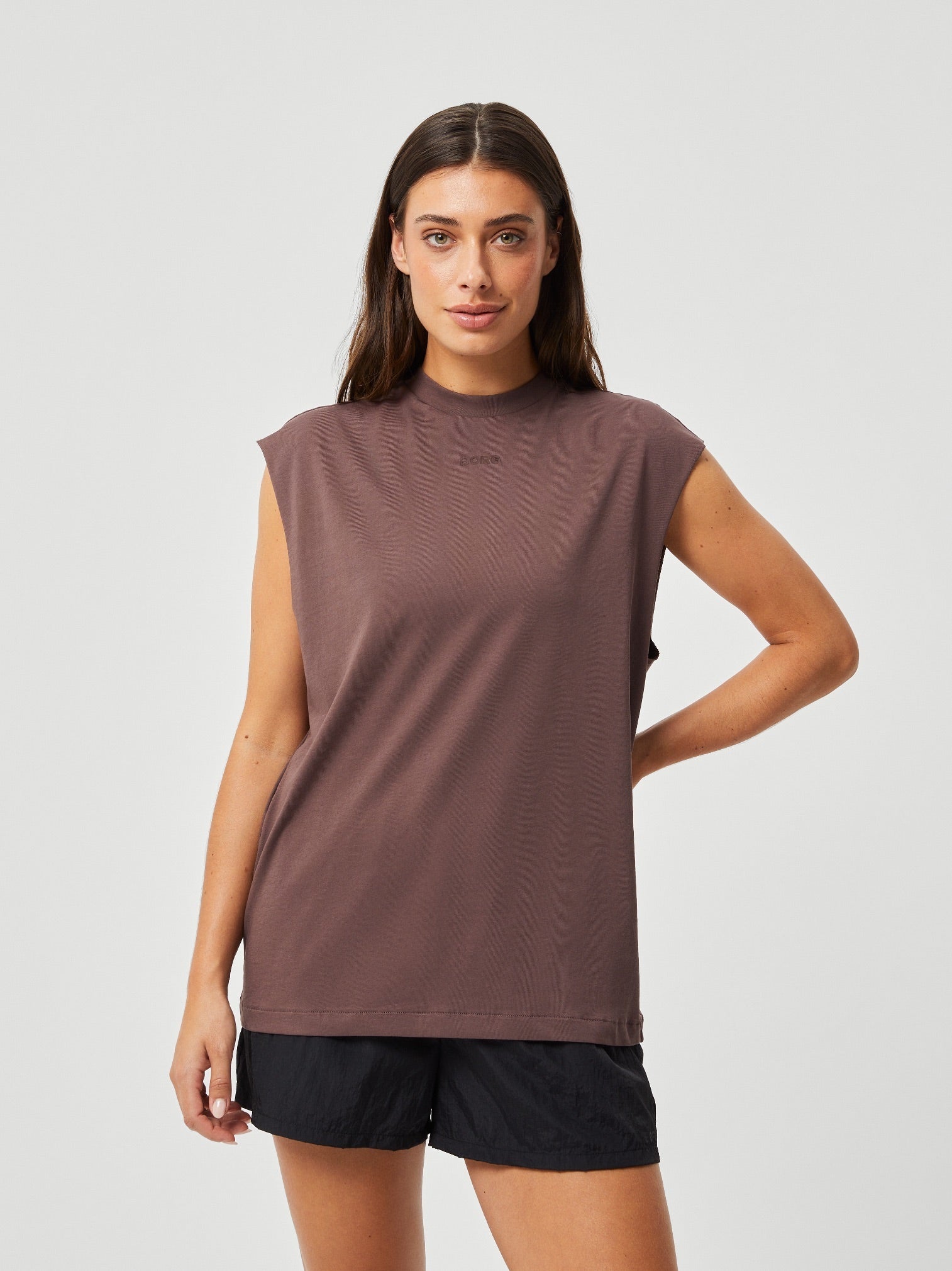 BJÖRN BORG Studio Loose Fit Tank French Toast