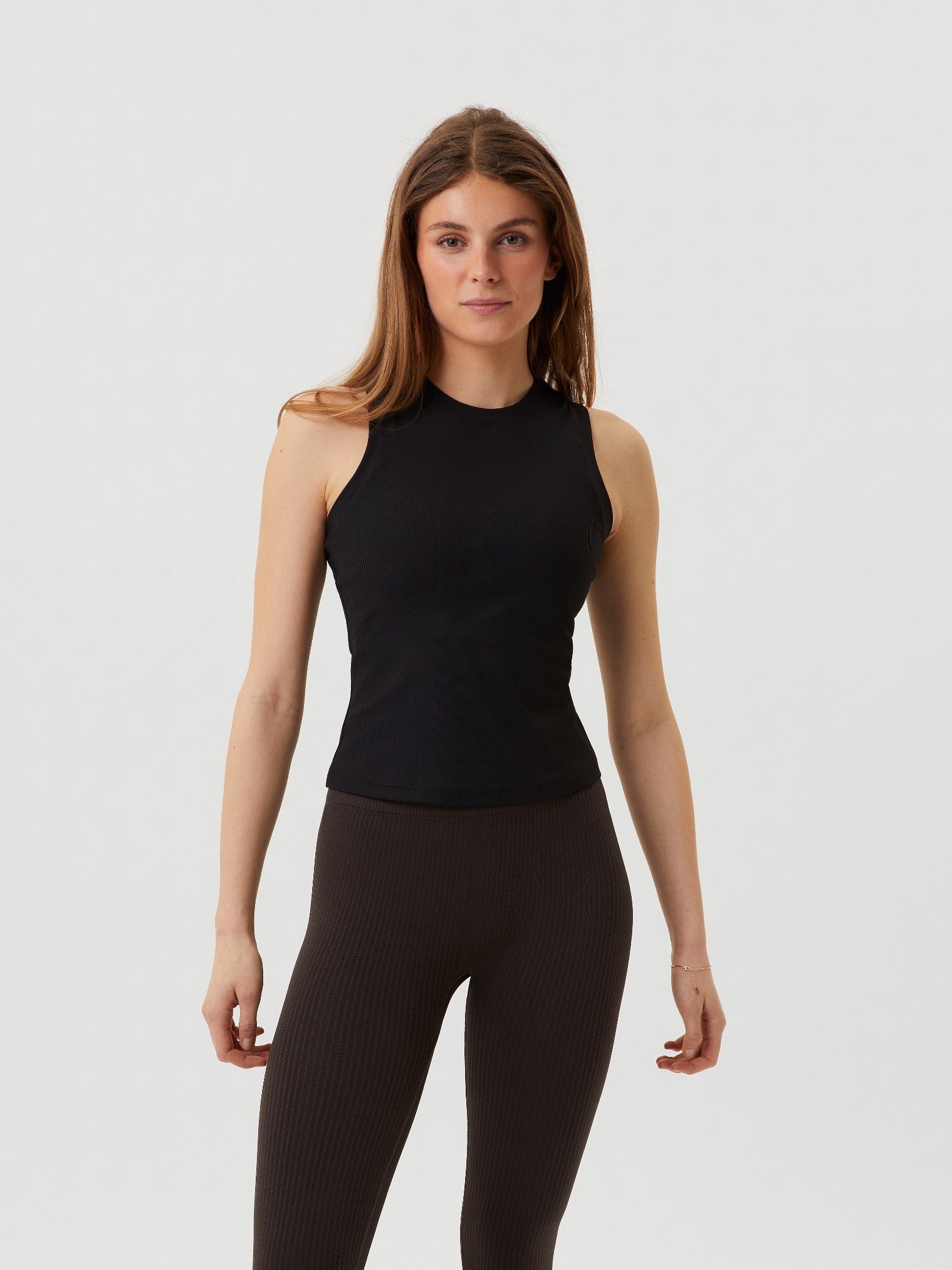 BJÖRN BORG Studio Rib Tank Black Beauty
