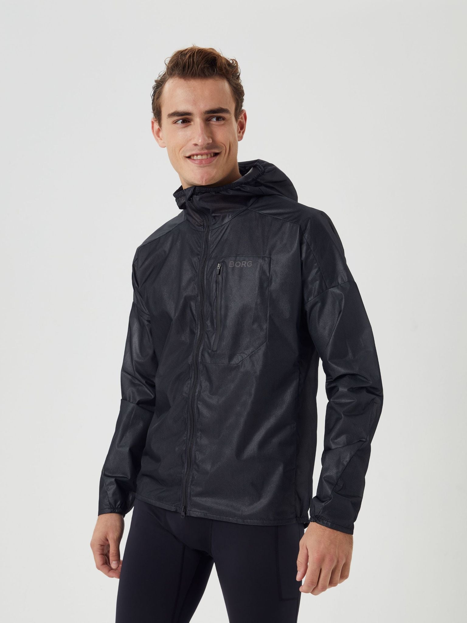 BJÖRN BORG Borg Running Jacket Black Beauty
