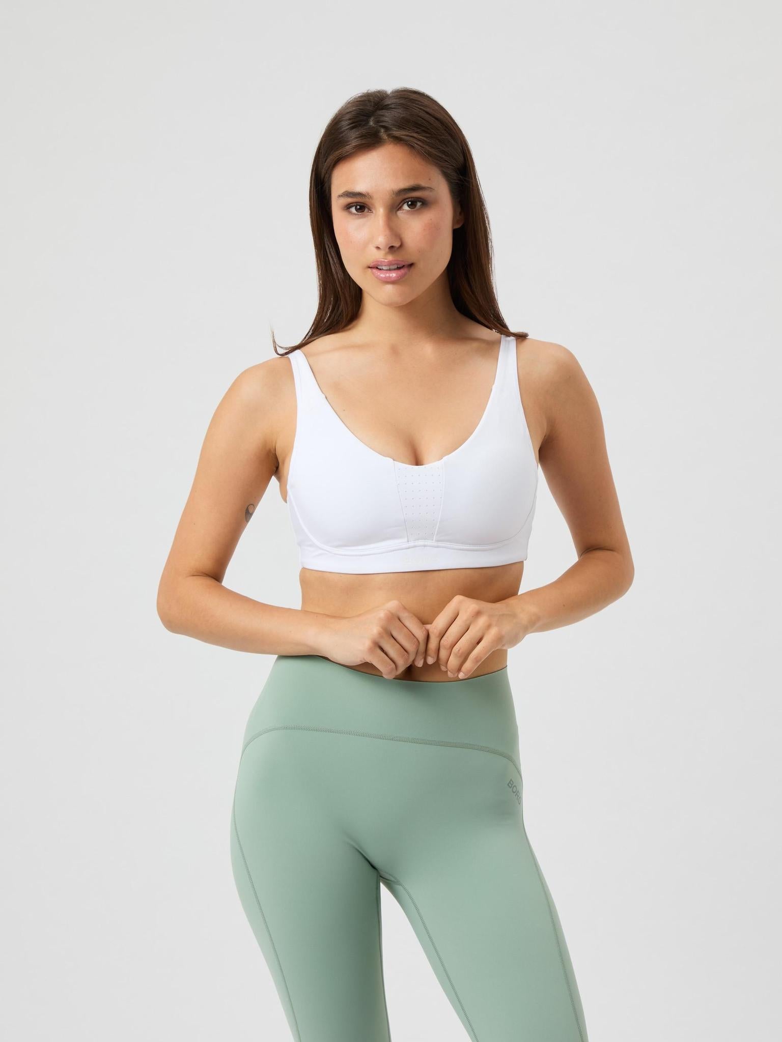 BJÖRN BORG Borg Reform Sports Bra Brilliant White