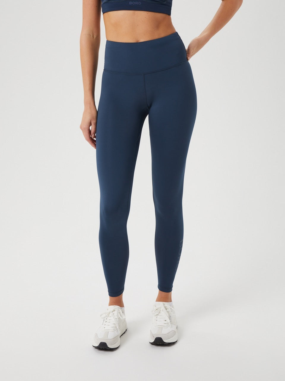 BJÖRN BORG Borg Logo Tights Midnight Navy
