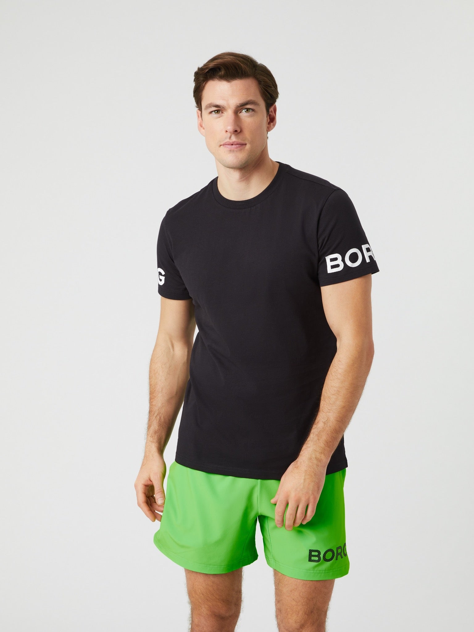 BJÖRN BORG Borg Cotton T-shirt Black Beauty