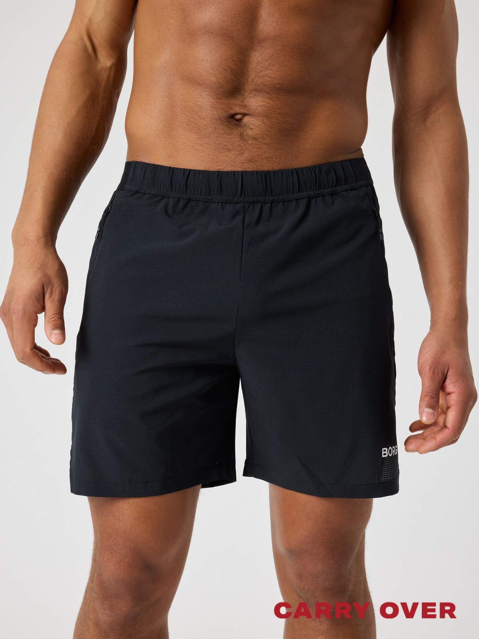 BJÖRN BORG Borg Zip 7" Shorts Black Beauty