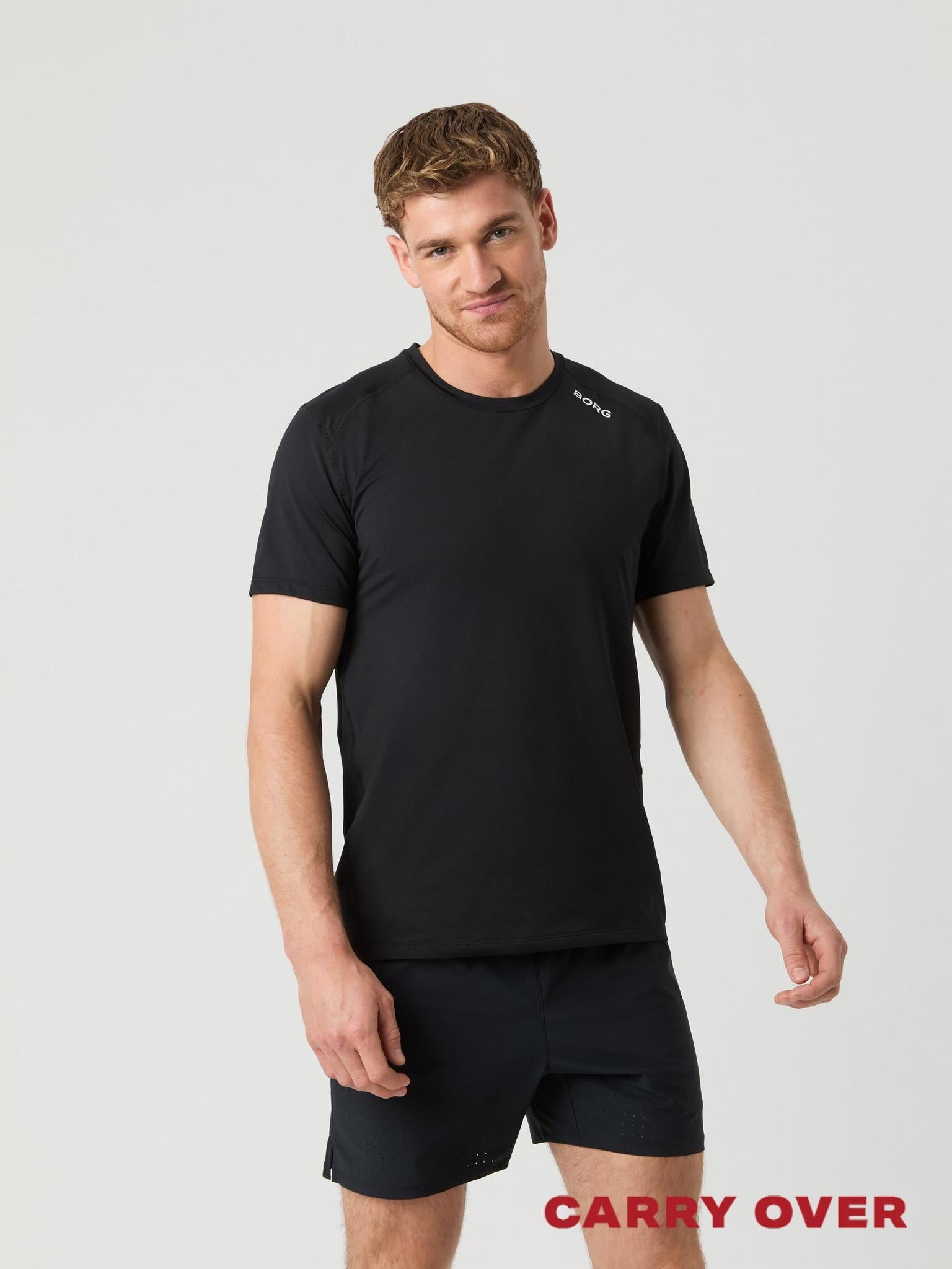 BJÖRN BORG Borg Athletic T-shirt Black Beauty