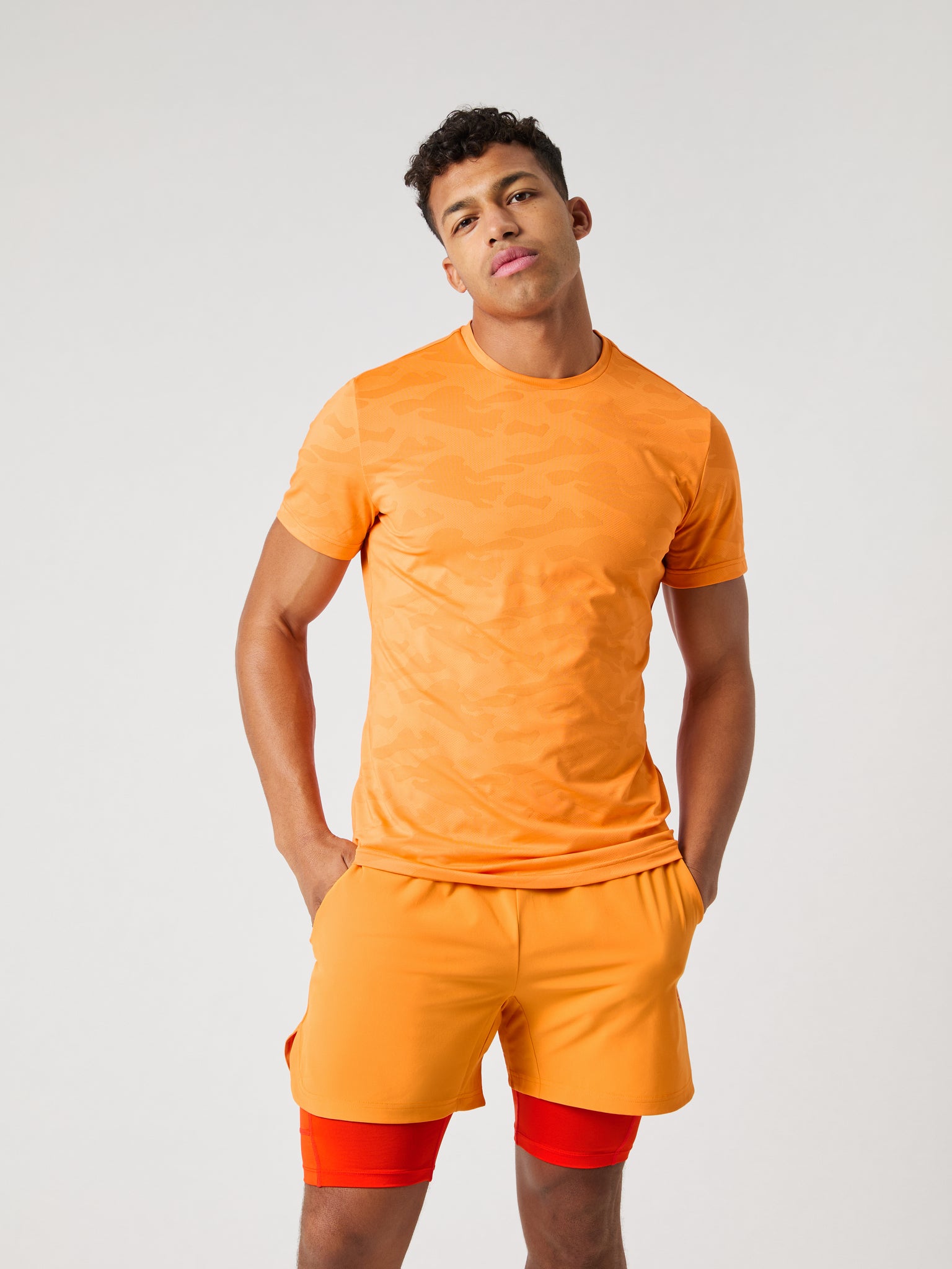 BJÖRN BORG Borg Performance T-shirt Sun Orange