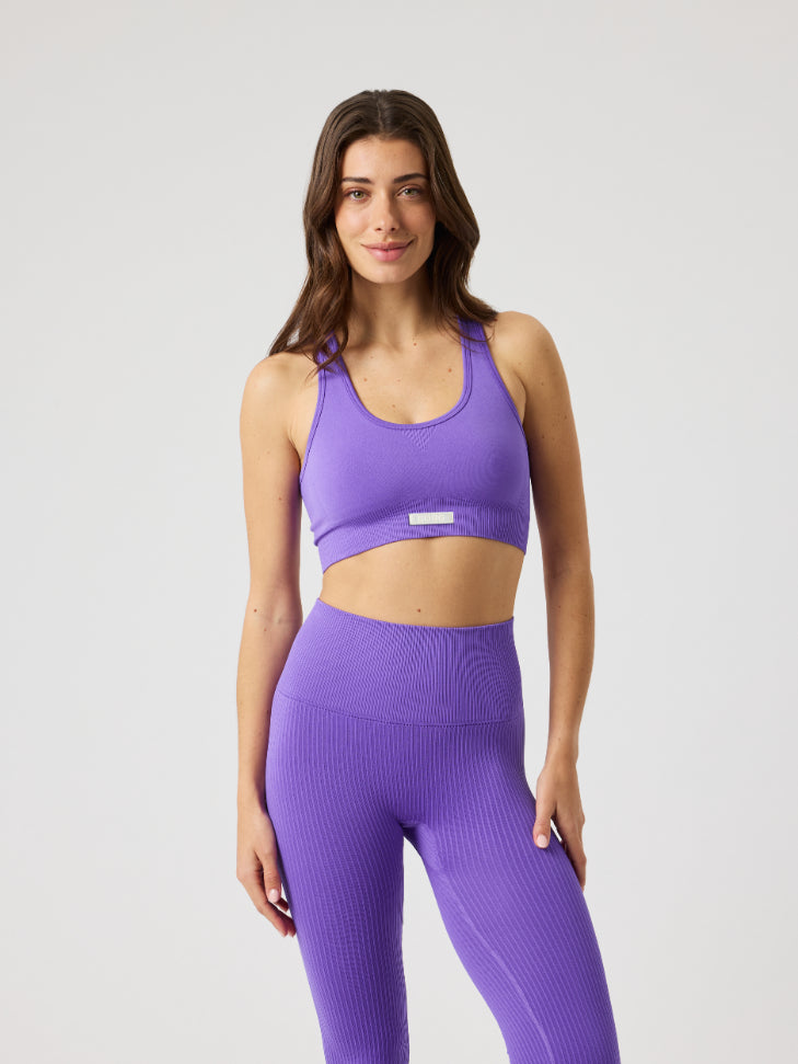 BJÖRN BORG Studio Seamless Low Sports Bra Simply Purple