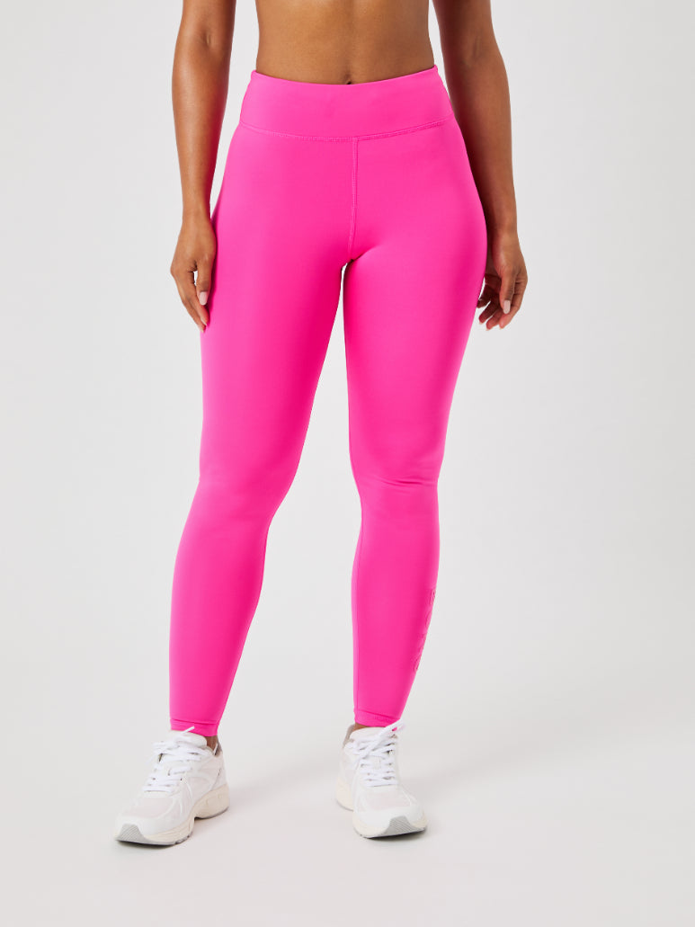 BJÖRN BORG Borg Logo Tights Pink Glo