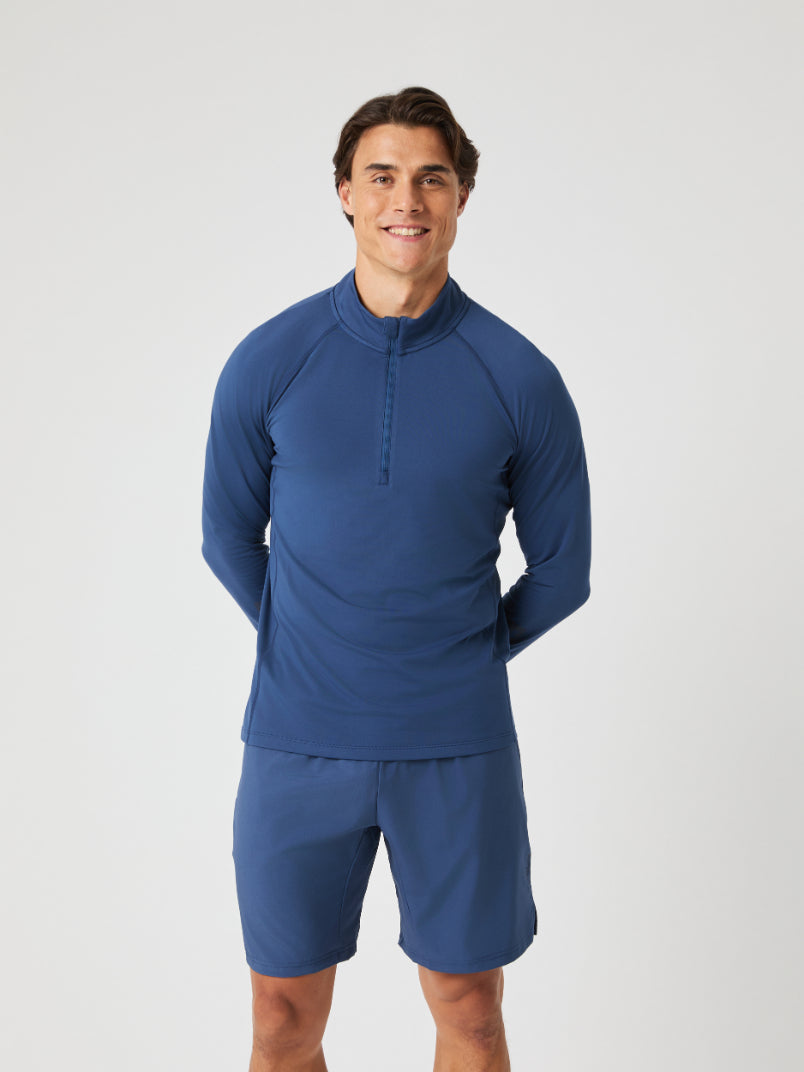 BJÖRN BORG Borg Midlayer Half Zip Sargasso Sea