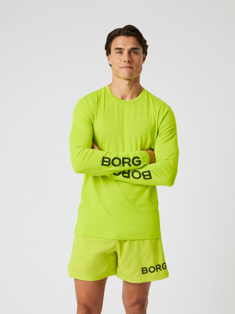 BJÖRN BORG Borg Long Sleeve T-shirt Acid Lime