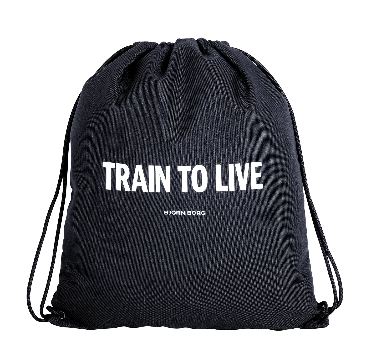BJÖRN BORG Borg Logo Drawstring Bag Black Beauty
