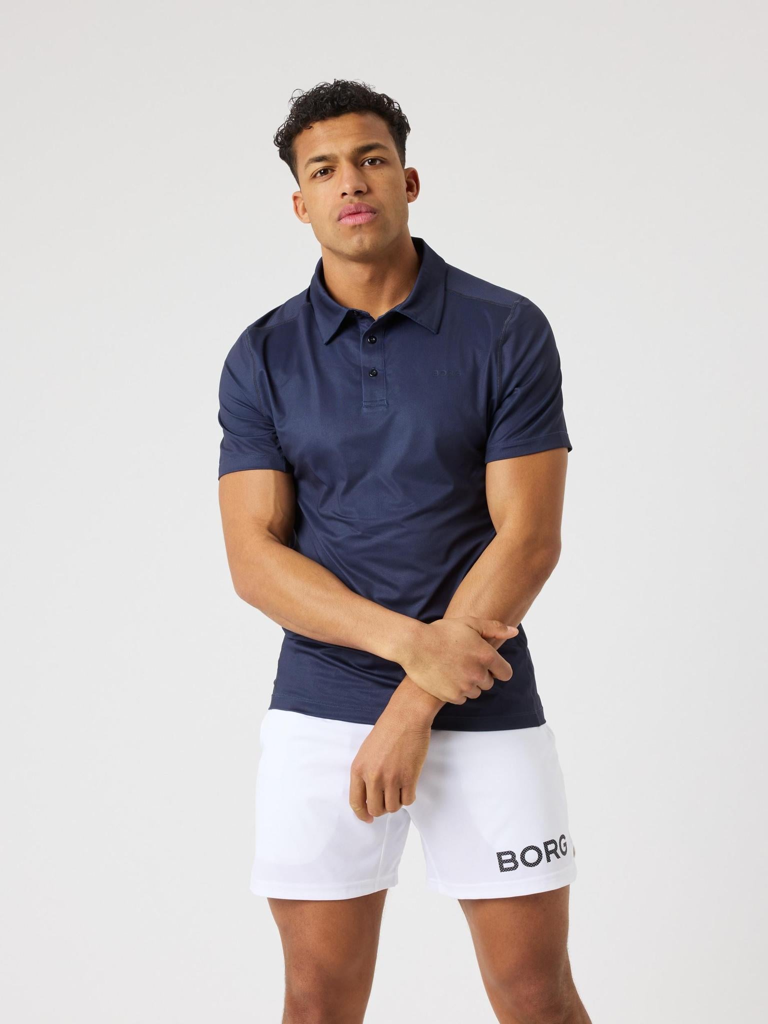 BJÖRN BORG Borg Sports Polo Shirt Night Sky