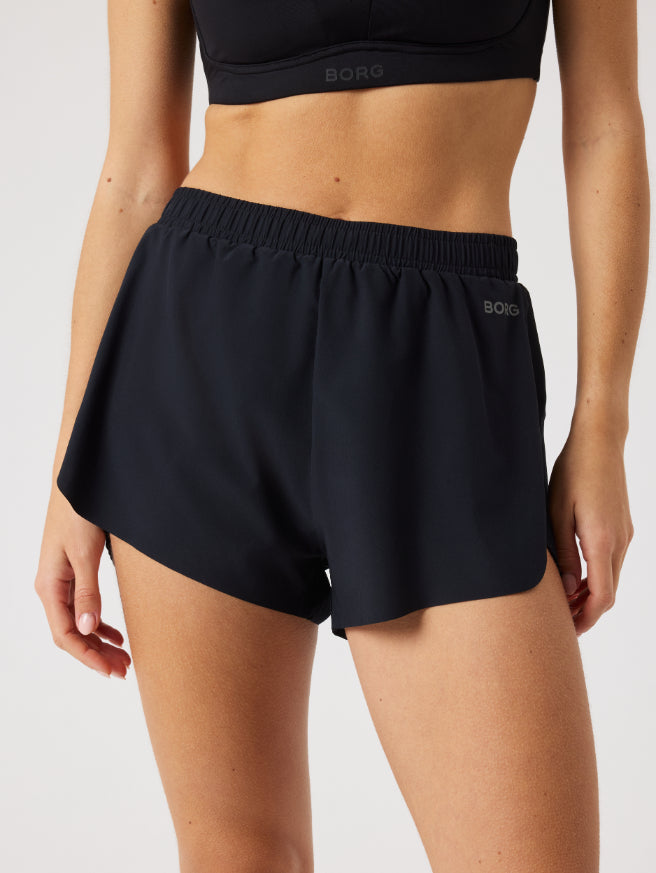 BJÖRN BORG Borg Performance 2 IN 1 Shorts Black Beauty