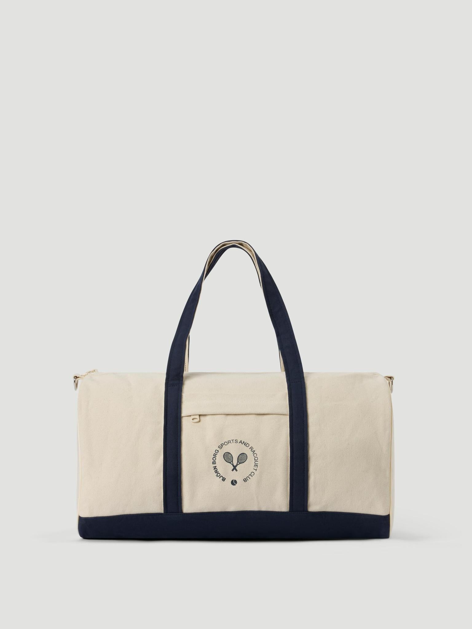 BJÖRN BORG Ace Canvas Sports Bag 38l Egret
