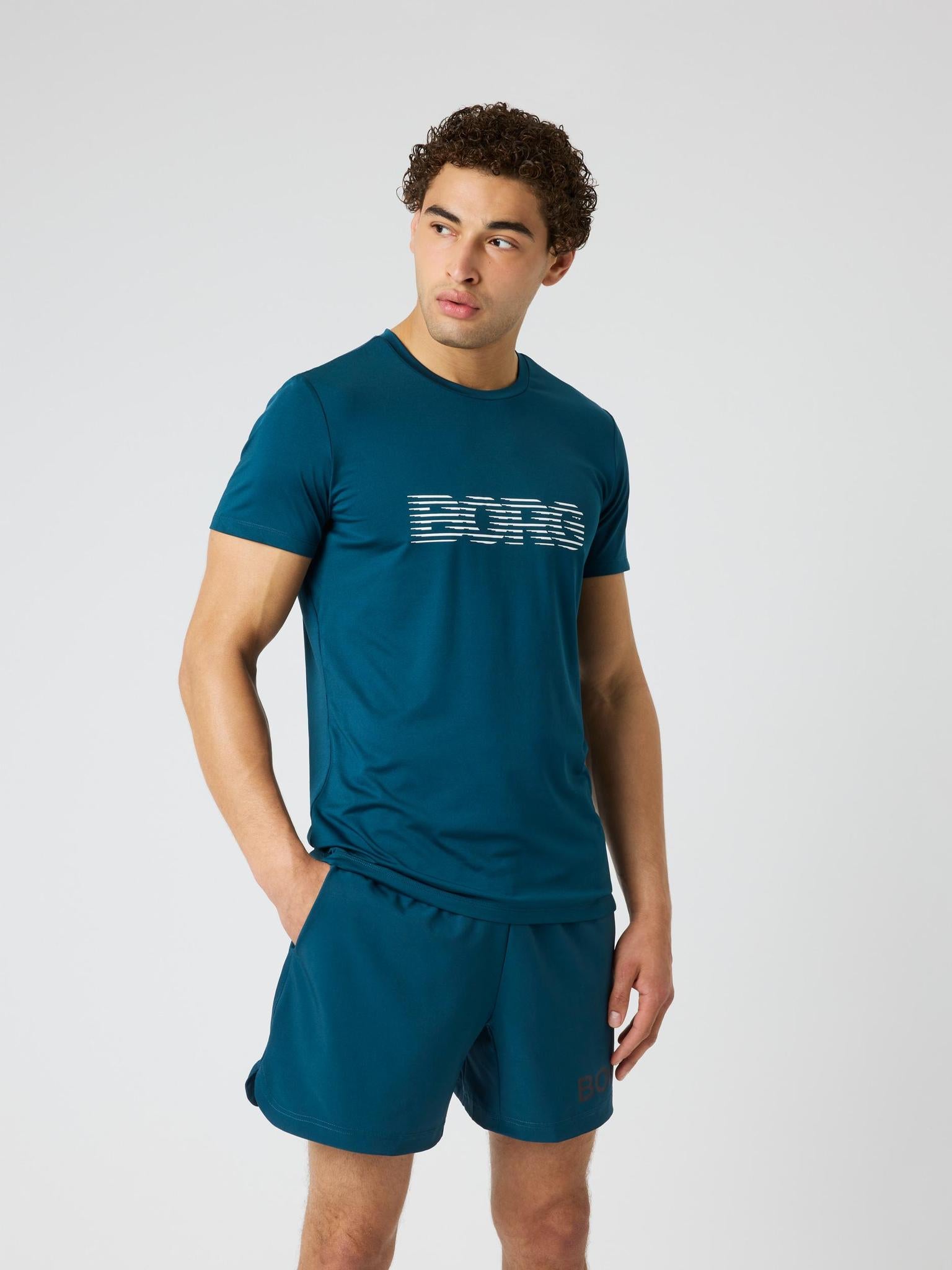 BJÖRN BORG Borg Graphic T-shirt Reflecting Pond