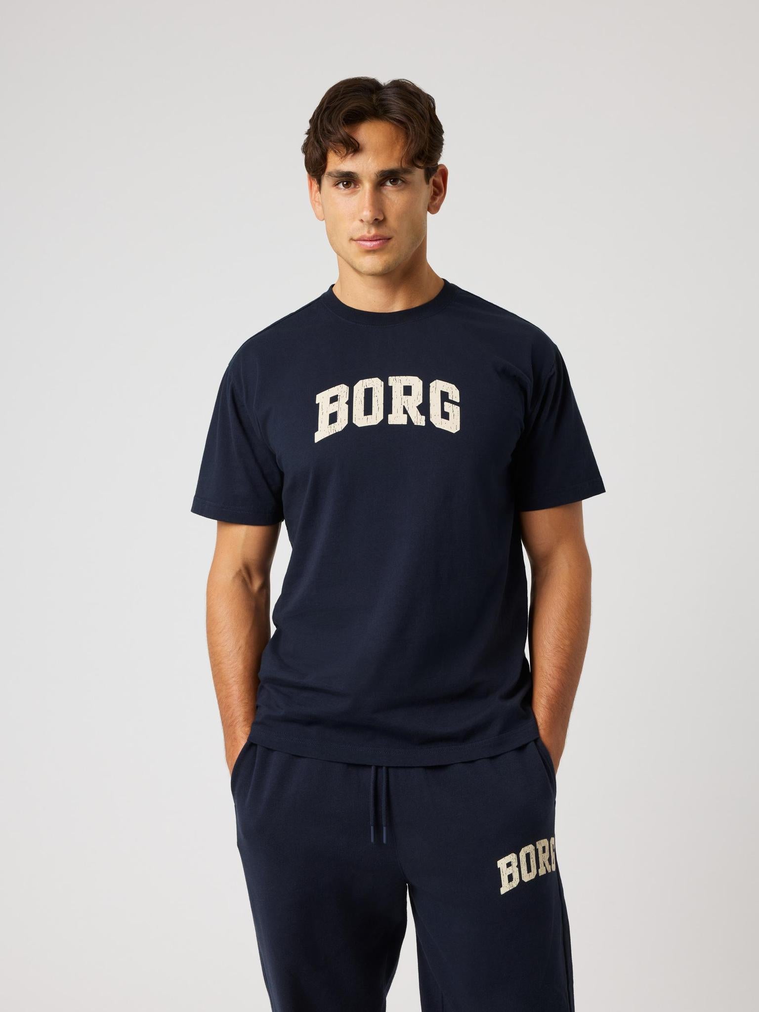 BJÖRN BORG Borg Classic Print T-shirt Night Sky