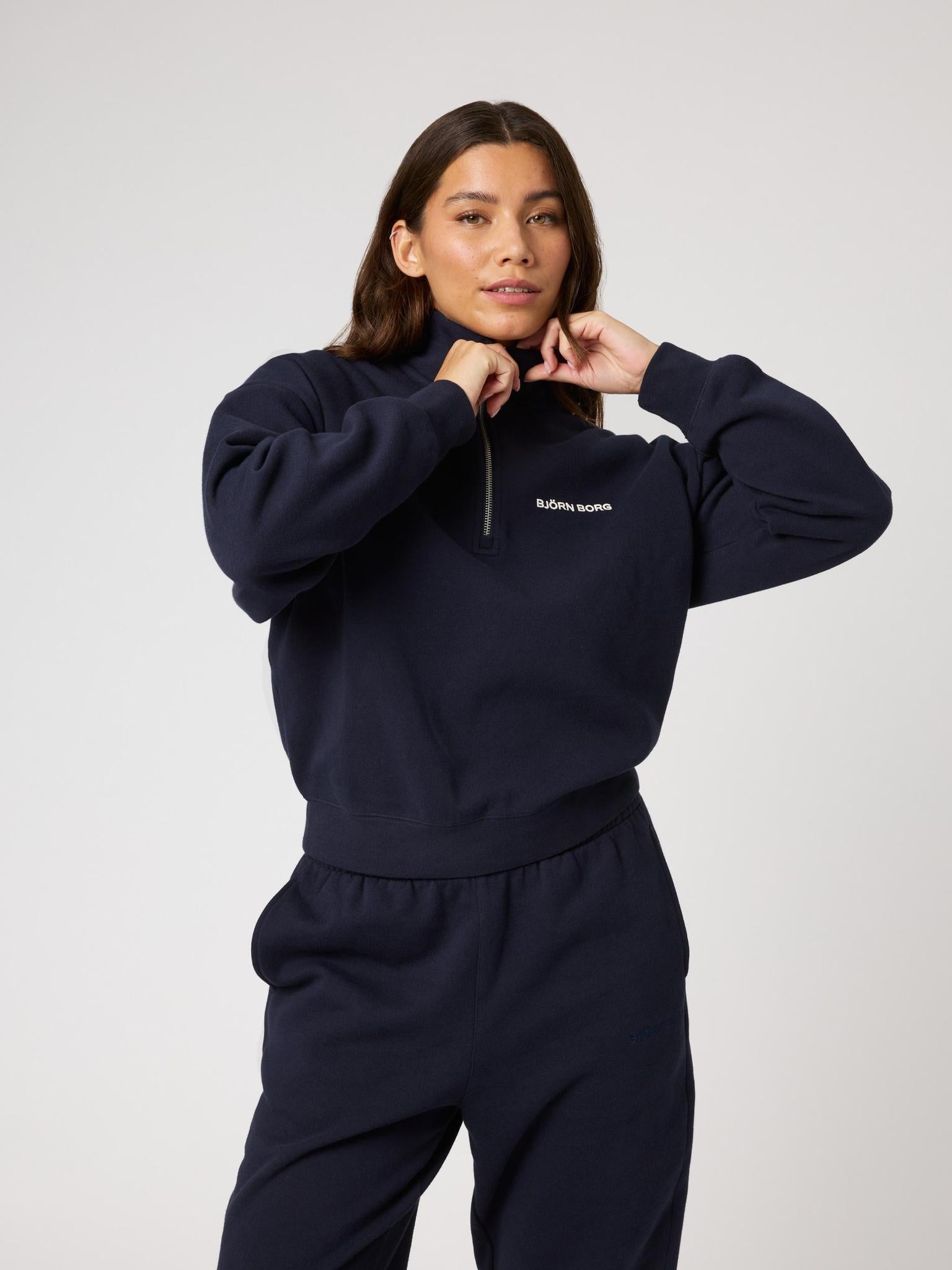 BJÖRN BORG Borg Halfzip Sweatshirt Night Sky