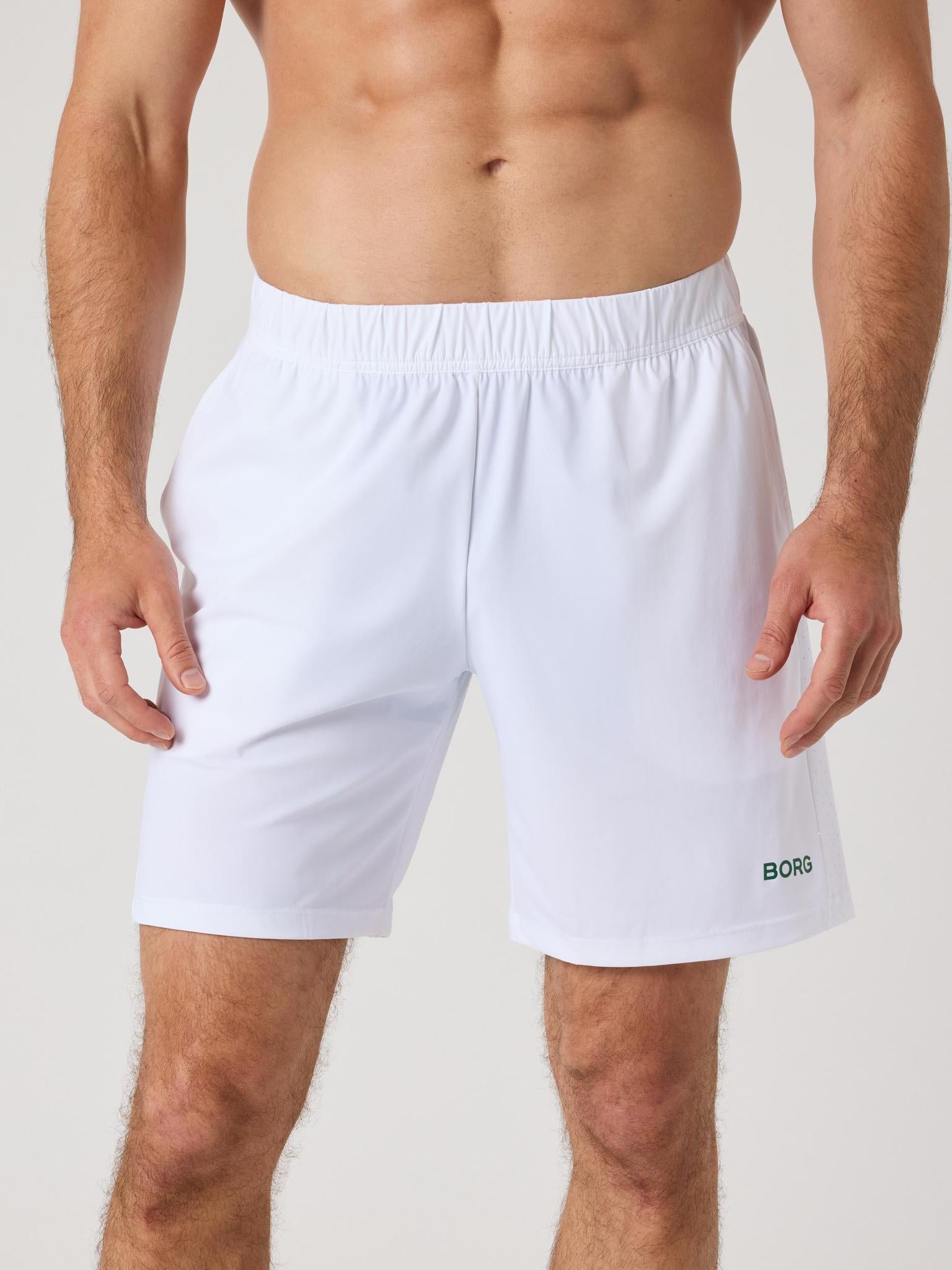 BJÖRN BORG Borg Golf Sports 8" Shorts Brilliant White