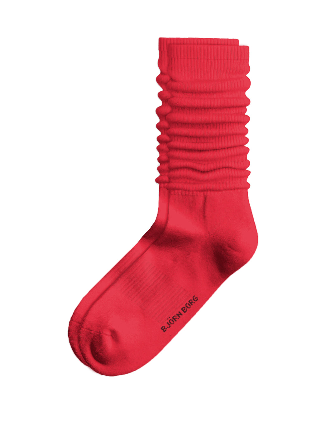BJÖRN BORG Classic Slouchy Crew Sock 1p Flame Scarlet