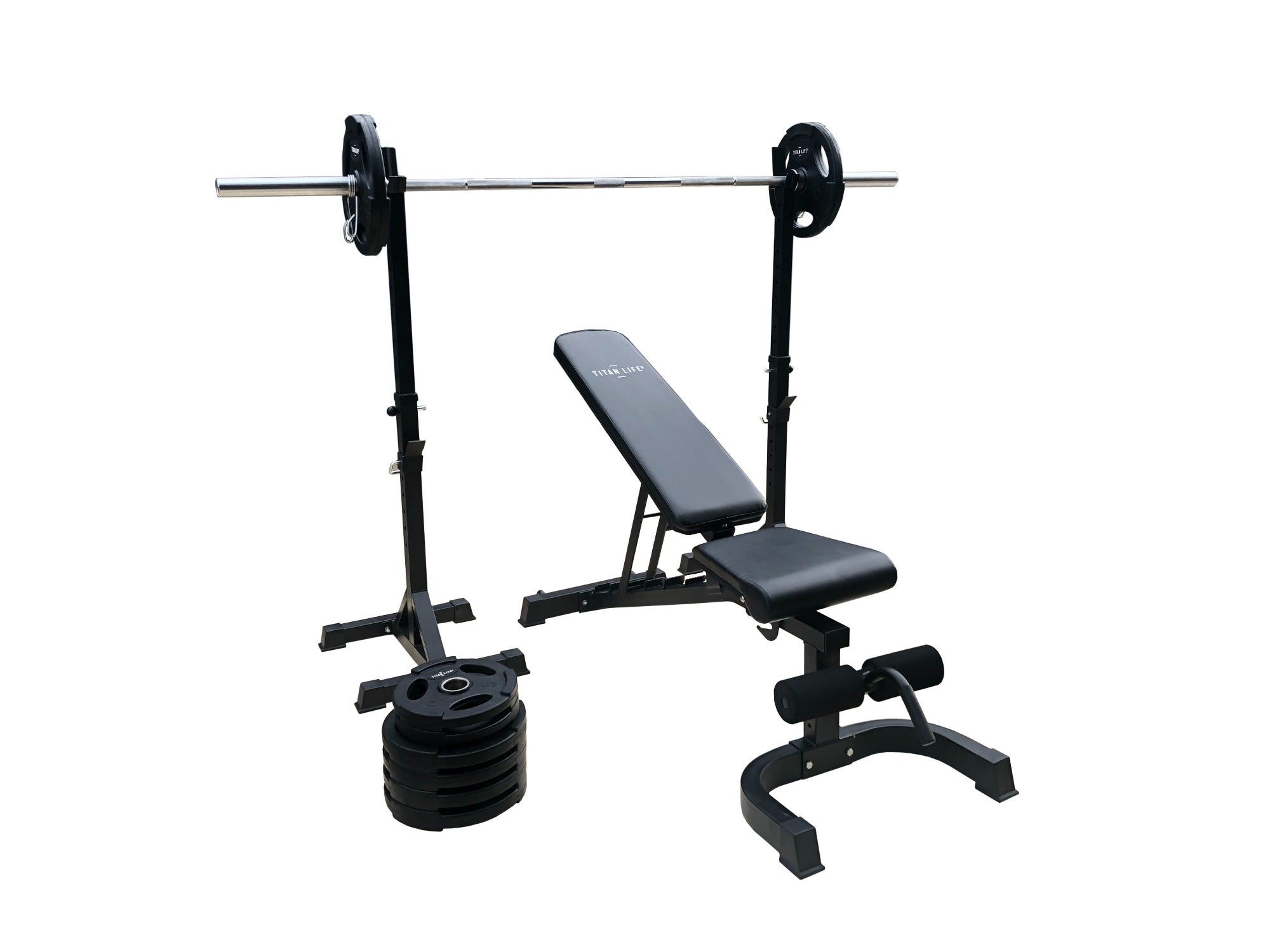 TITAN LIFE Weight Set 100 kg Garage Gym TITAN LIFE