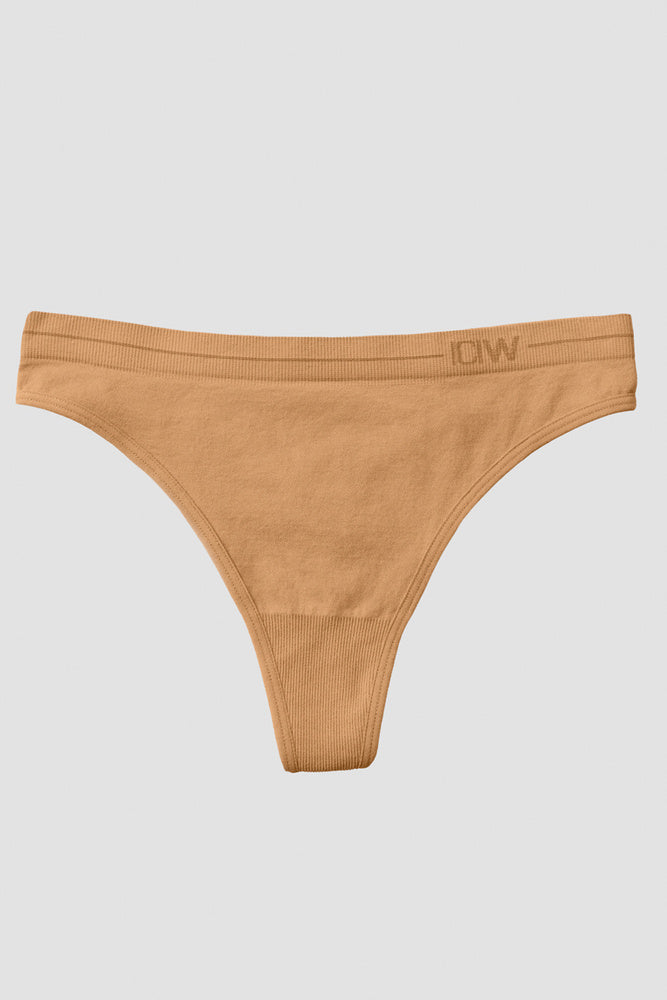 ICIW Everyday Seamless Thong 2-pack Almond