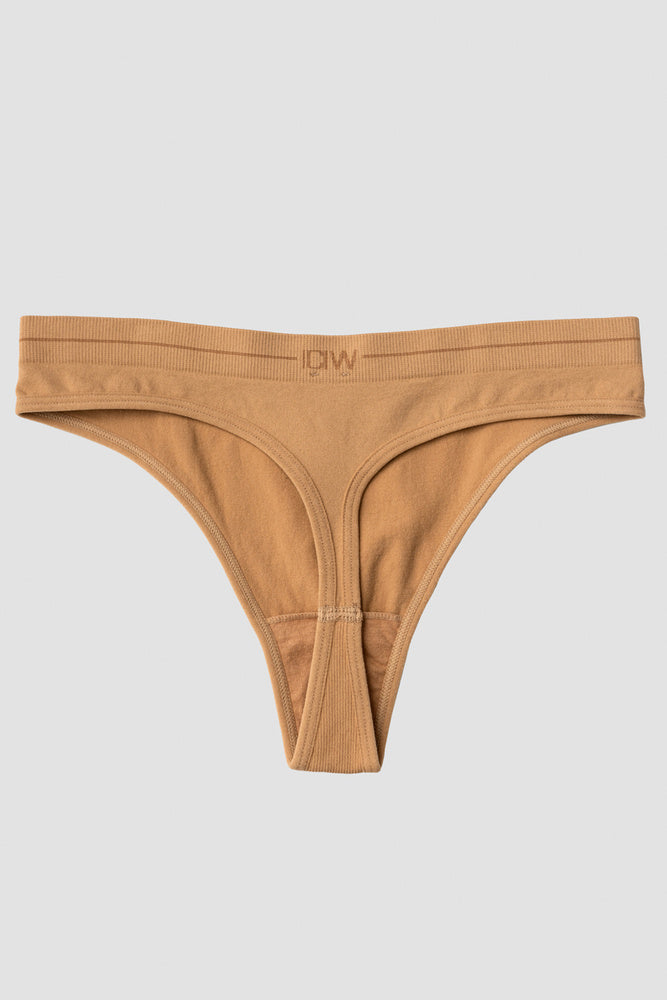 ICIW Everyday Seamless Thong 2-pack Almond