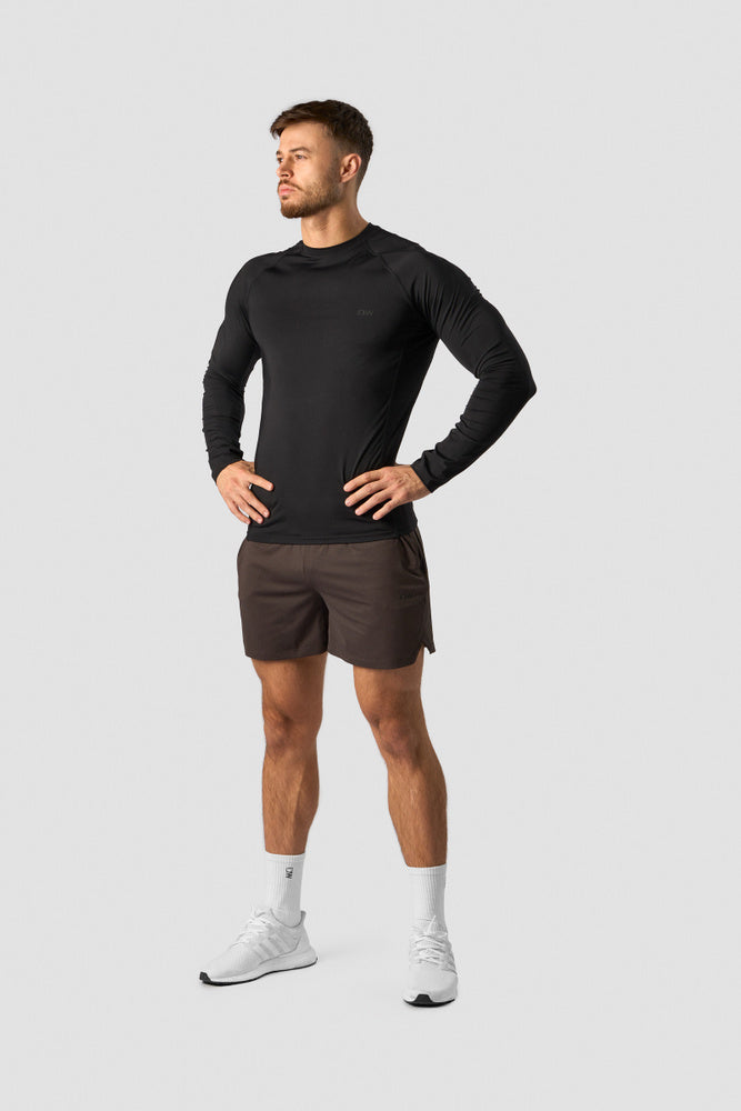 ICIW Stride Muscle Fit Long Sleeve Men Black