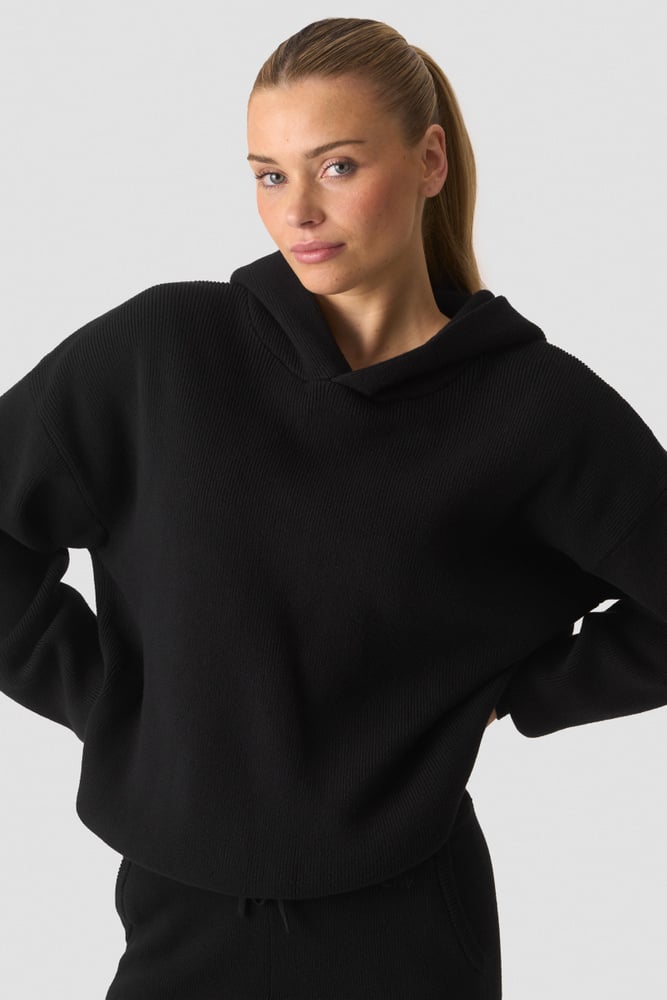 ICIW Soft Knit Hoodie Black