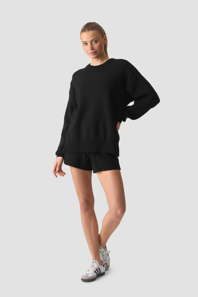ICIW Soft Knit Crewneck Black