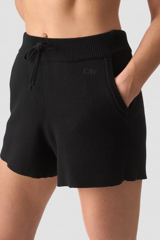 ICIW Soft Knit Shorts Black