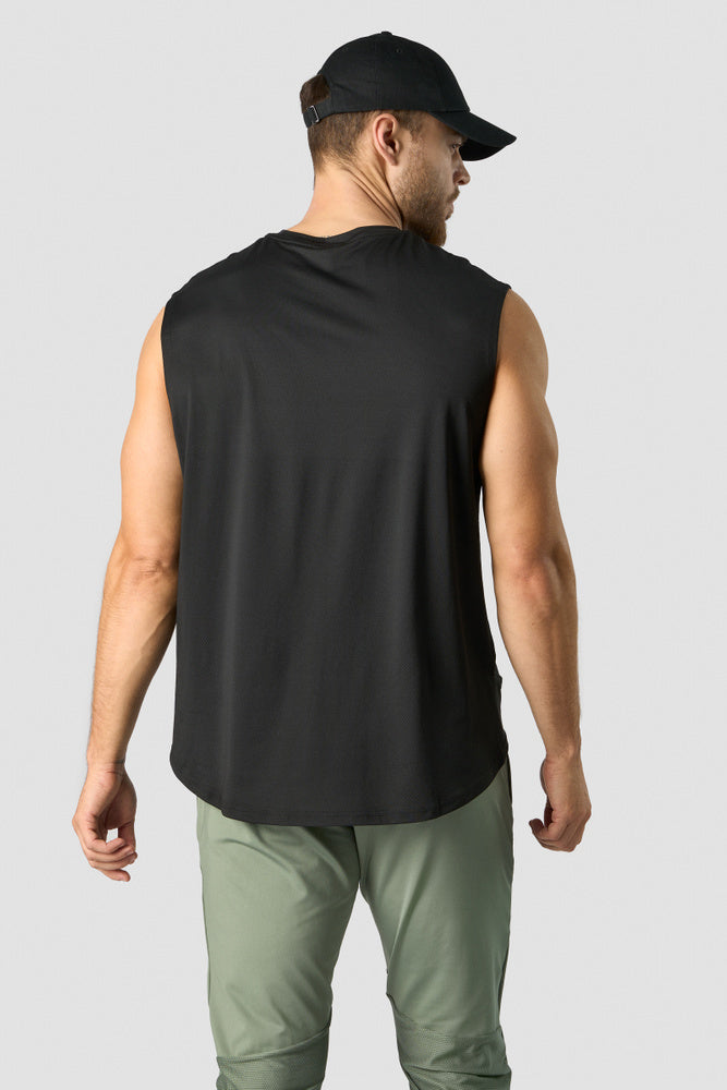 ICIW Stride Sleeveless T-shirt Men Black