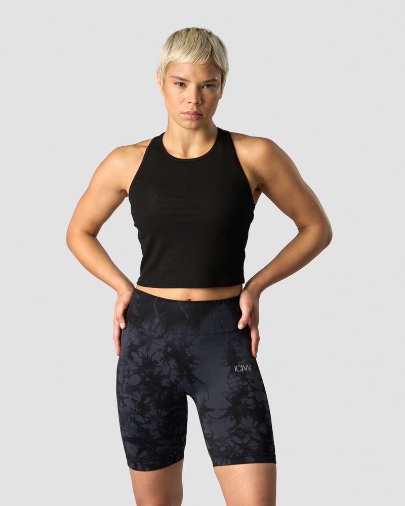 ICIW Nimble Cropped Tank Top Black (13304001)