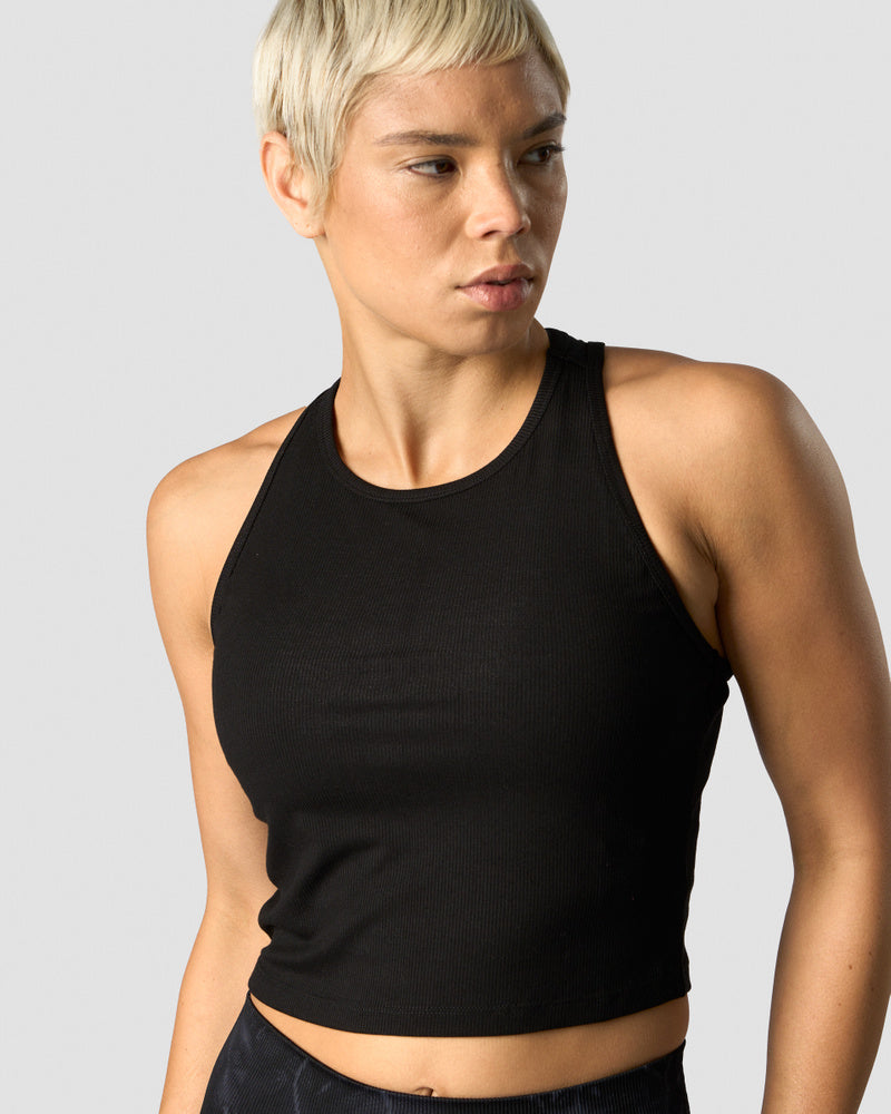 ICIW Nimble Cropped Tank Top Black (13304001)