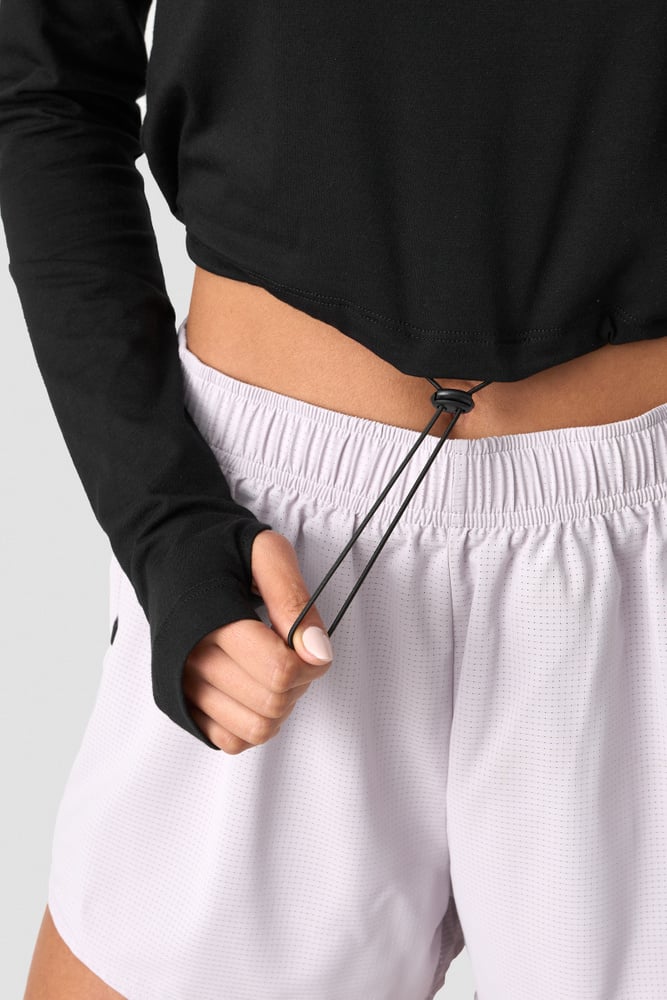 ICIW Define Cropped Adjustable Long Sleeve Black