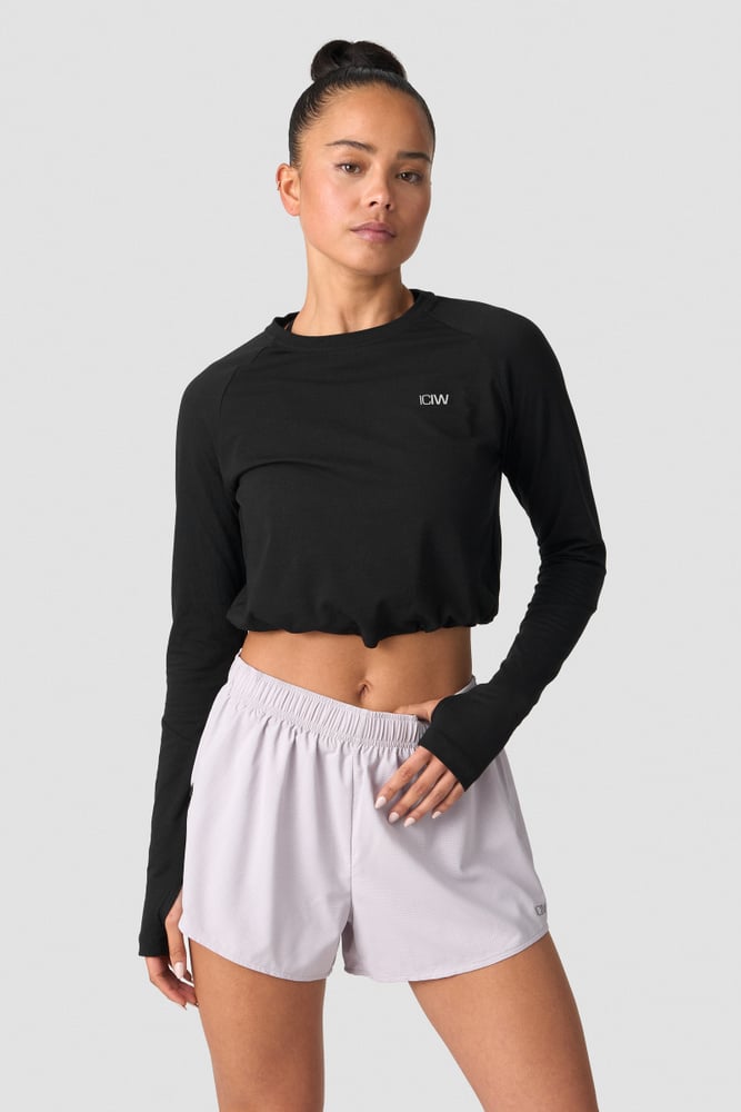 ICIW Define Cropped Adjustable Long Sleeve Black