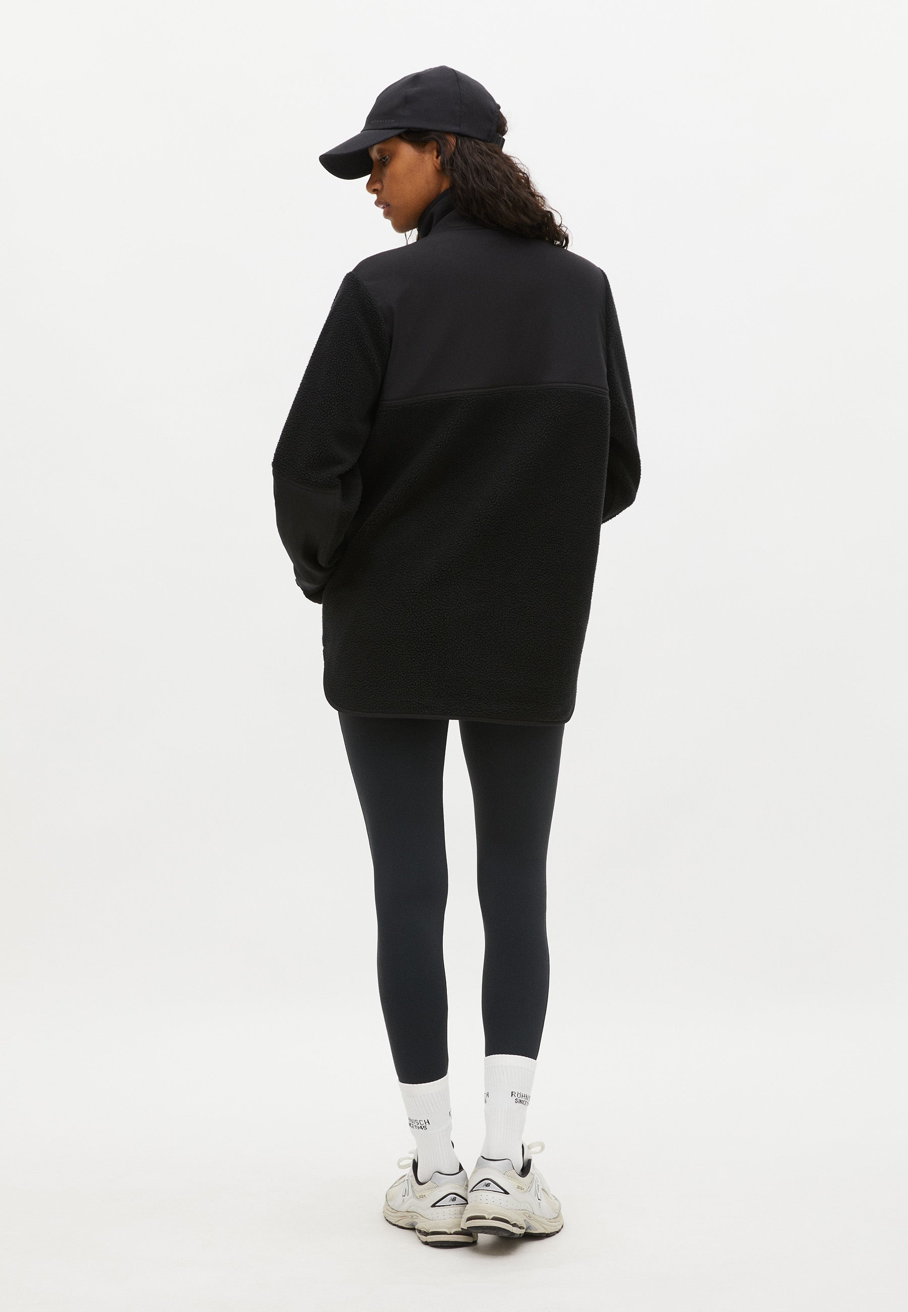 RÖHNISCH Phoebe Pile Jacket, Svart