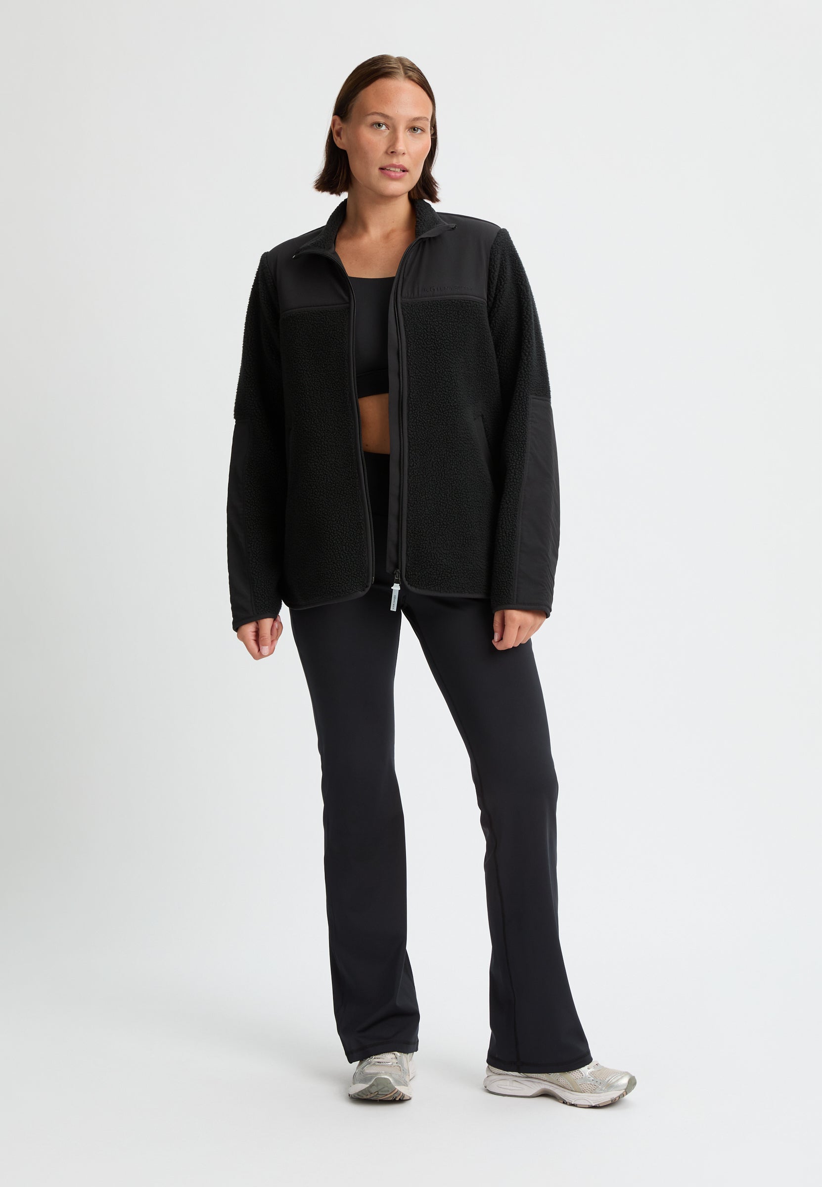 RÖHNISCH Phoebe Pile Jacket, Svart