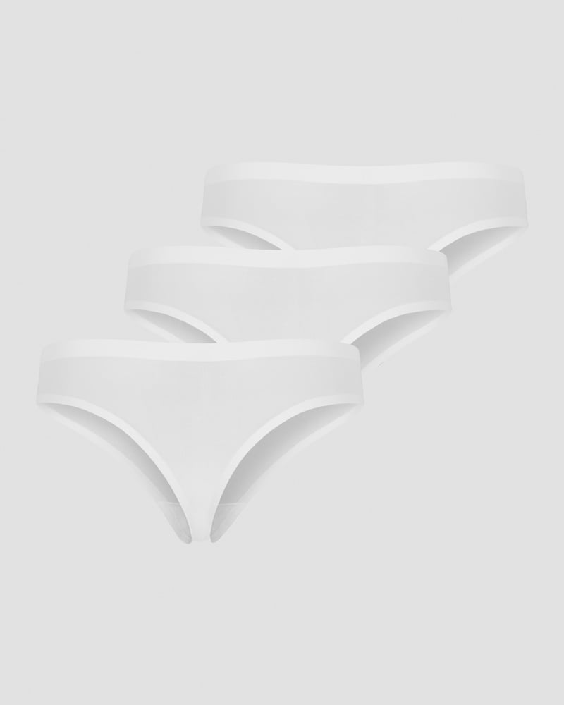 ICIW Invisible Thong 3-pack White