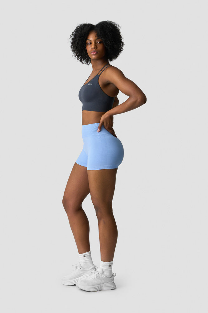 ICIW Ribbed Define Seamless Sports Bra Smokey Blue