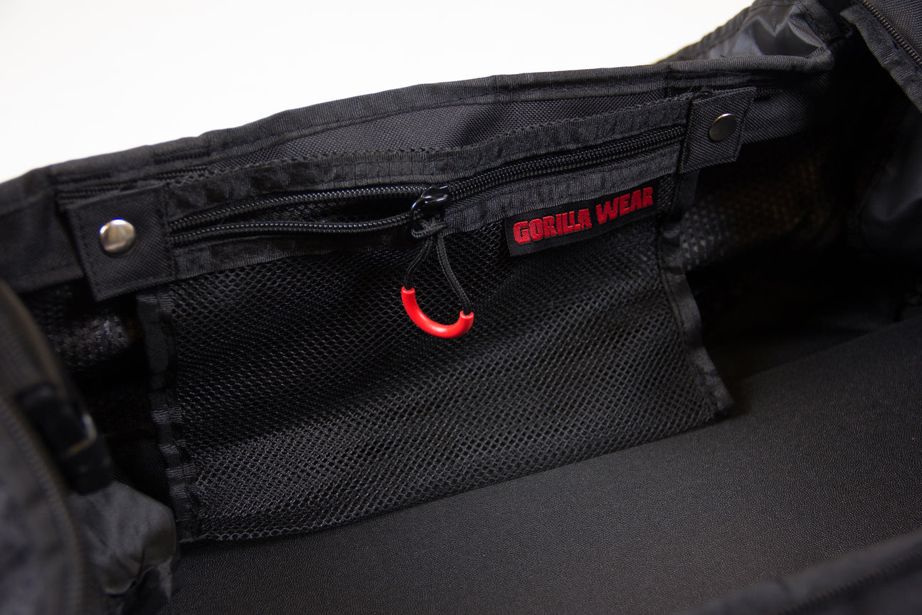 Gorilla Wear Jerome Gym Bag, black/red Gorilla Wear