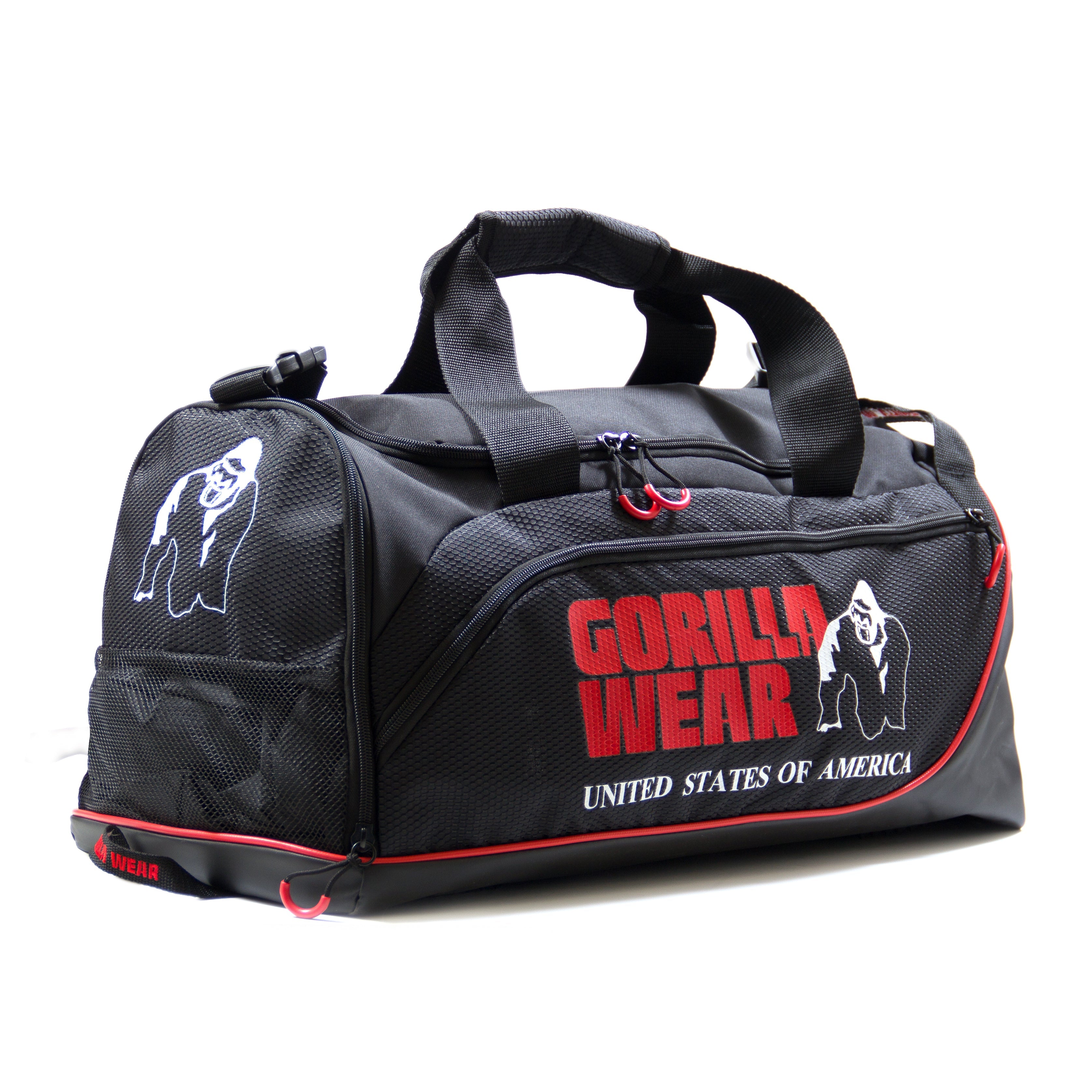 Gorilla Wear Jerome Gym Bag, black/red Gorilla Wear