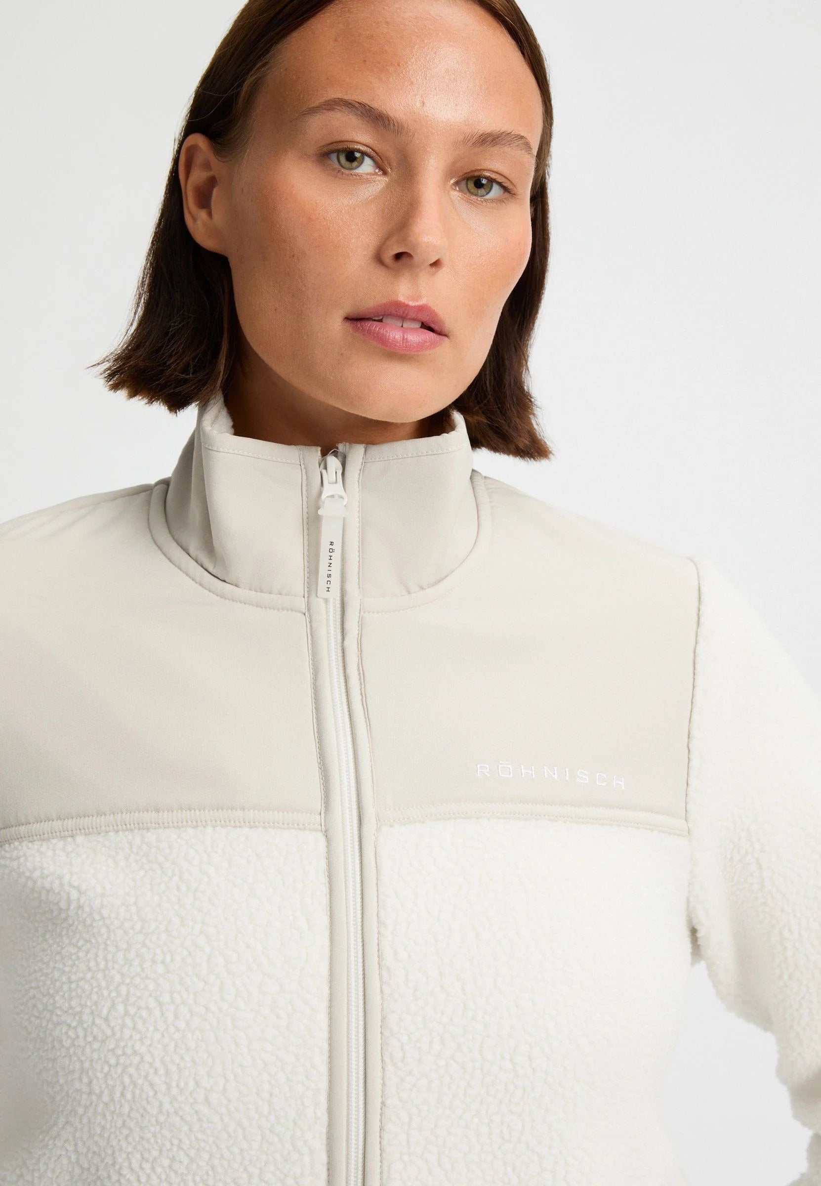 RÖHNISCH Phoebe Pile Jacket, Peyote Beige Röhnisch