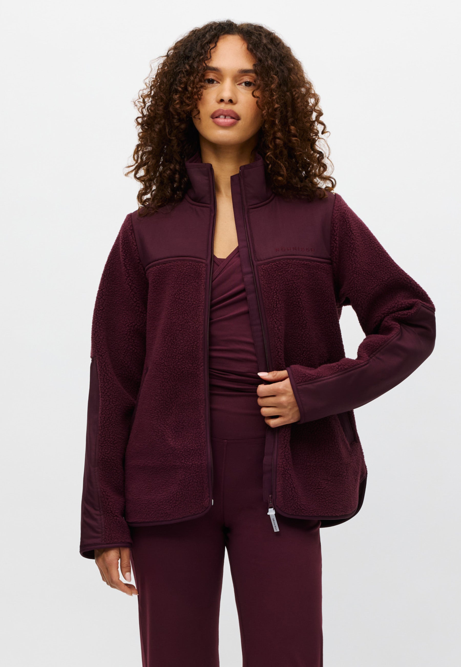 RÖHNISCH Phoebe Pile Jacket Winetasting