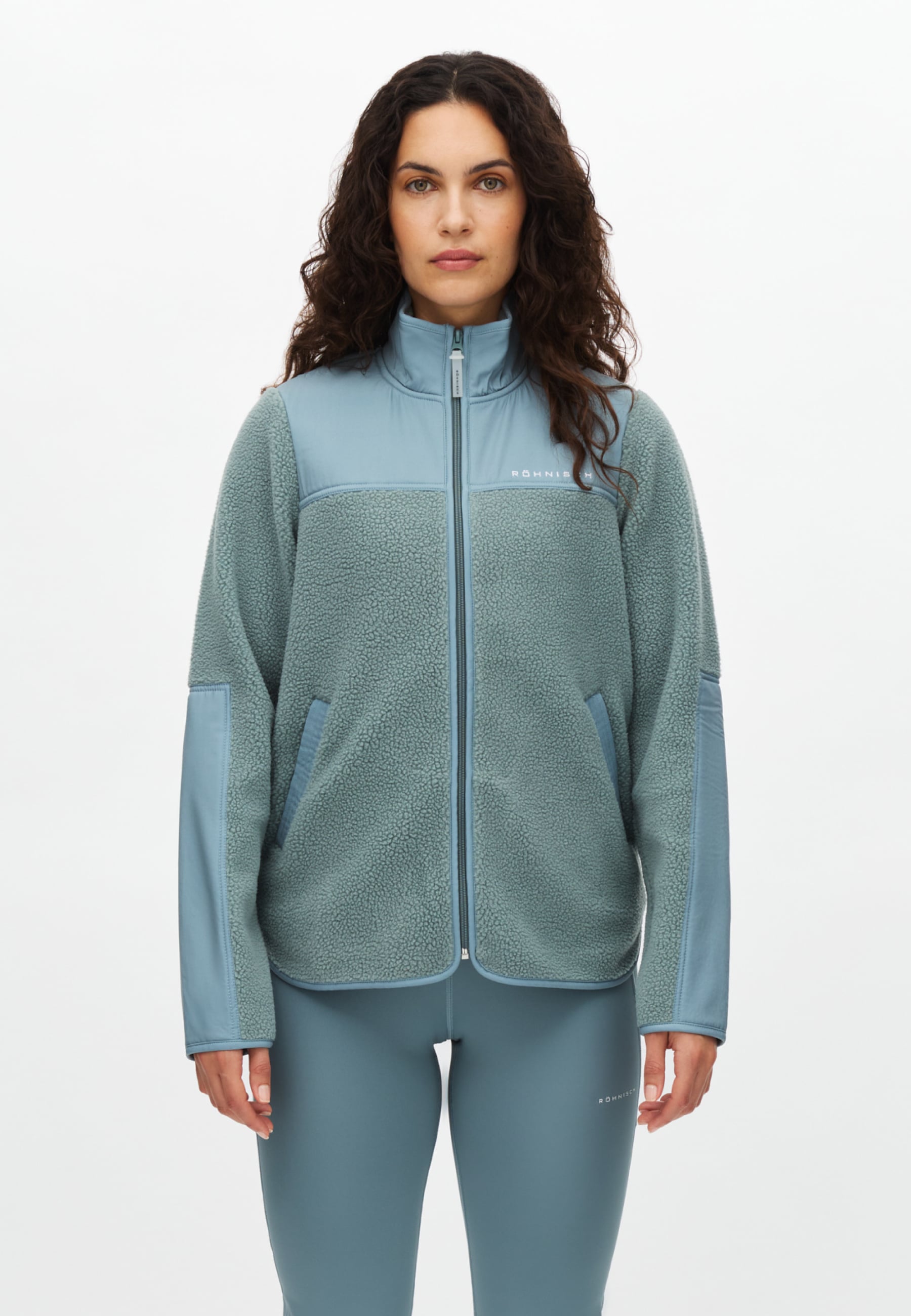 RÖHNISCH Phoebe Pile Jacket Stormy Sea
