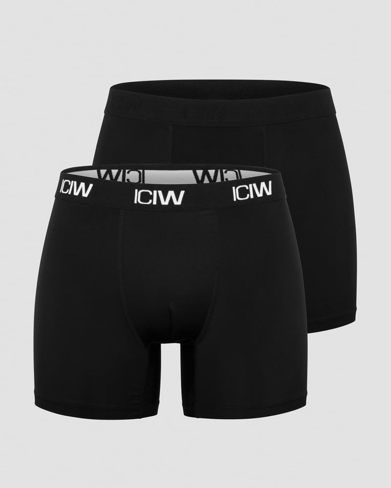 ICIW Sport Boxer 2-Pack Black