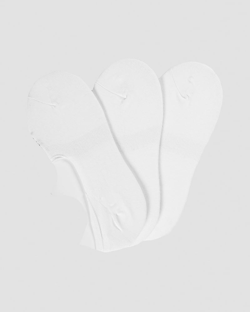 ICIW Invisible Socks 3-pack White