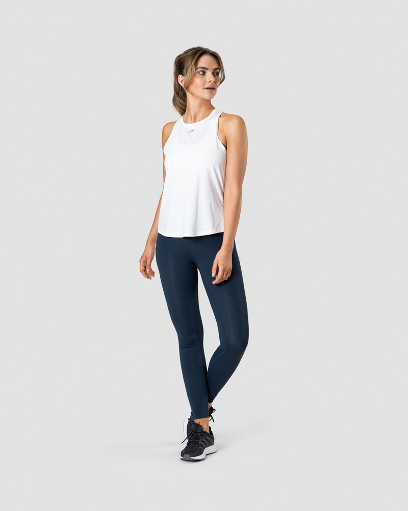 ICIW High Neck Tank Top White